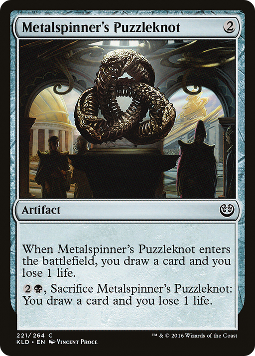Metalspinner's Puzzleknot (KLD-221) [Kaladesh] MTG Single Wizards of the Coast