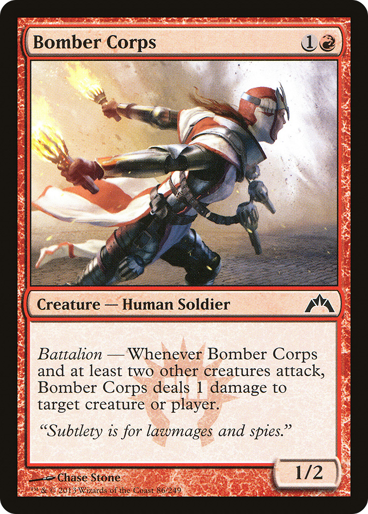 Bomber Corps (GTC-086) [Gatecrash] Foil MTG Single Wizards of the Coast