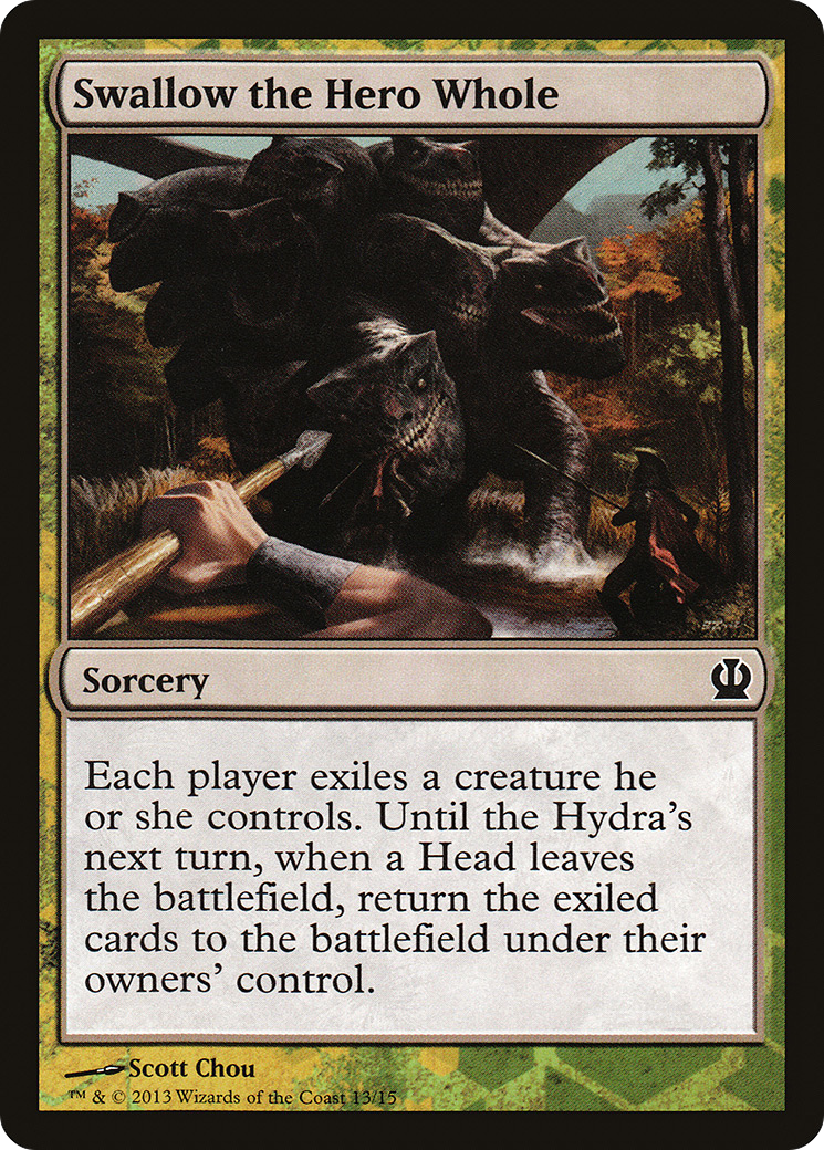 Swallow the Hero Whole (HERO-) [Misc] Face the Hydra MTG Single Wizards of the Coast