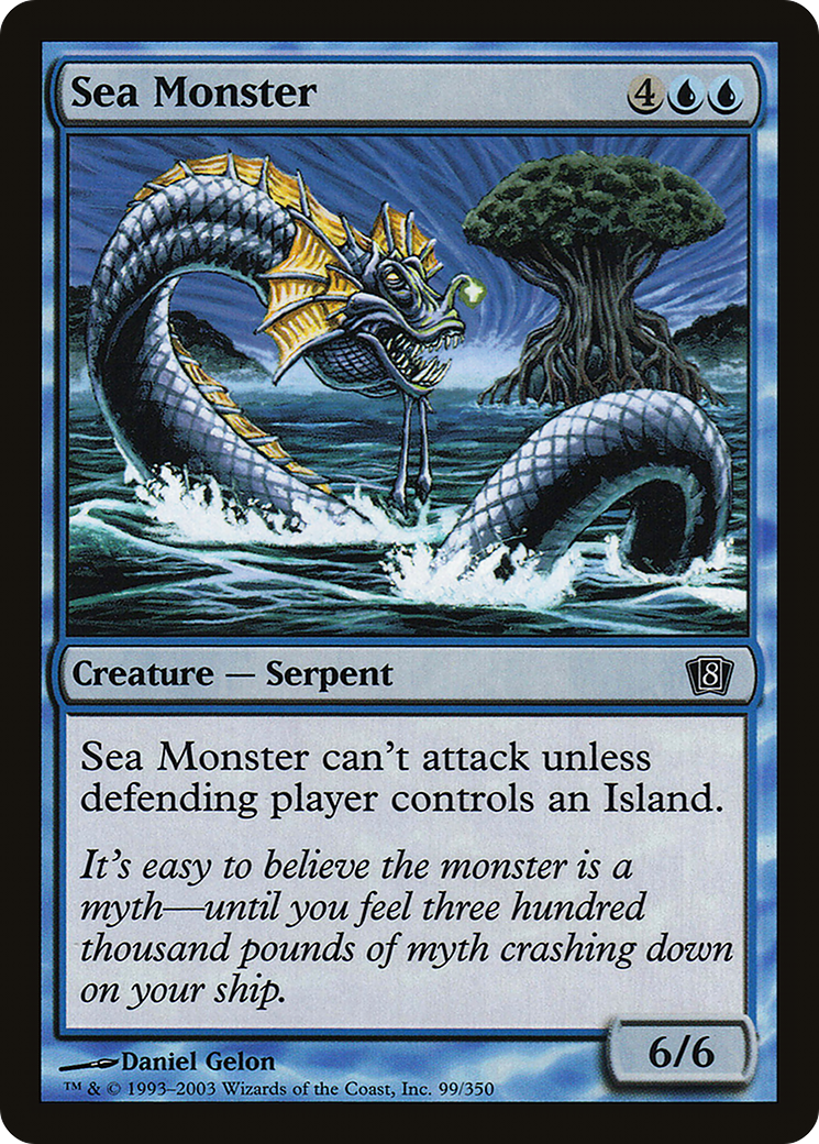 Sea Monster (8ED-099) [8th Edition] MTG Single Wizards of the Coast