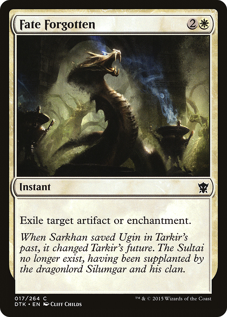 Fate Forgotten (DTK-017) [Dragons of Tarkir] MTG Single Wizards of the Coast