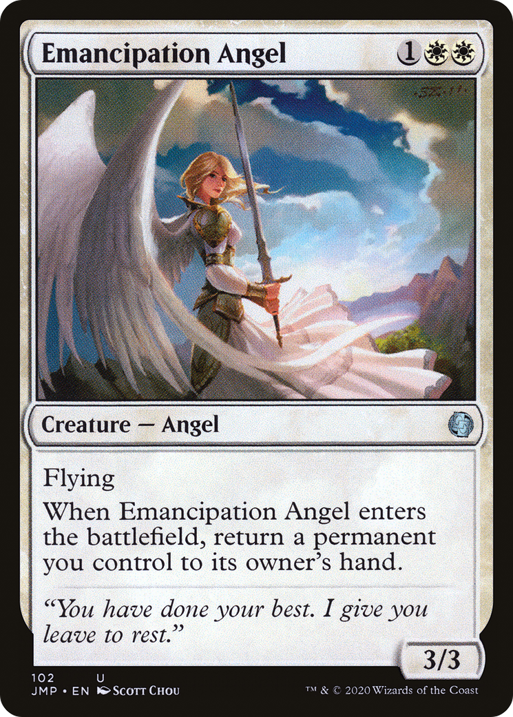 Emancipation Angel (JMP-102) [Jumpstart] MTG Single Wizards of the Coast