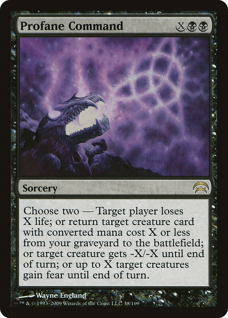 Profane Command (HOP-038) [Misc] Planechase MTG Single Wizards of the Coast