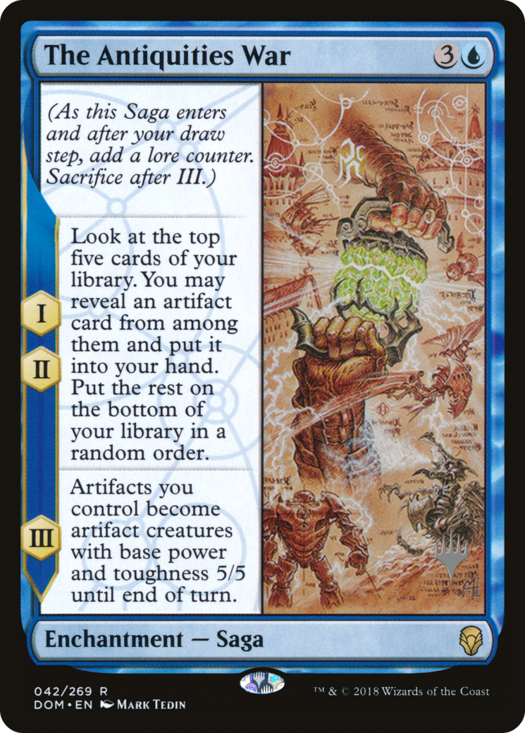 The Antiquities War (PPM20-42P) [Dominaria Promos] Foil MTG Single Wizards of the Coast