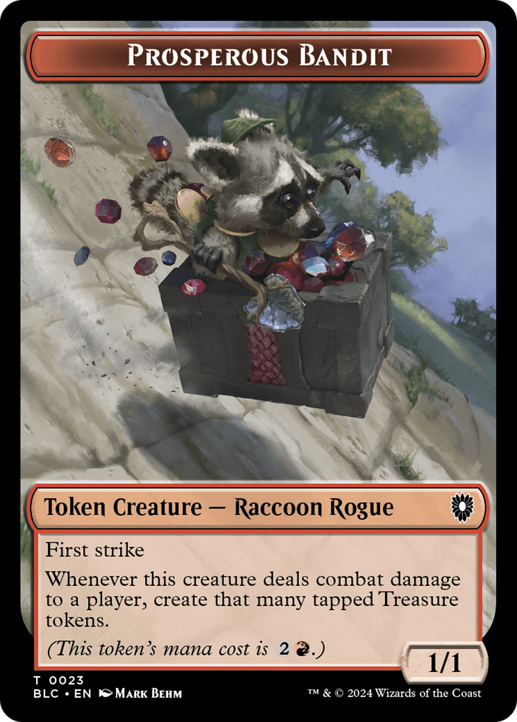 Prosperous Bandit (TBLC-023) [Tokens] Bloomburrow Commander Tokens MTG Single Wizards of the Coast