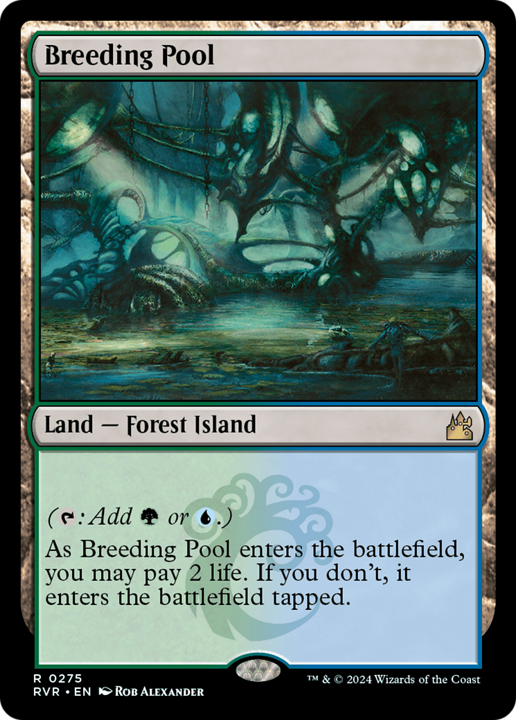Breeding Pool (RVR-275) [Ravnica Remastered] Foil MTG Single Wizards of the Coast
