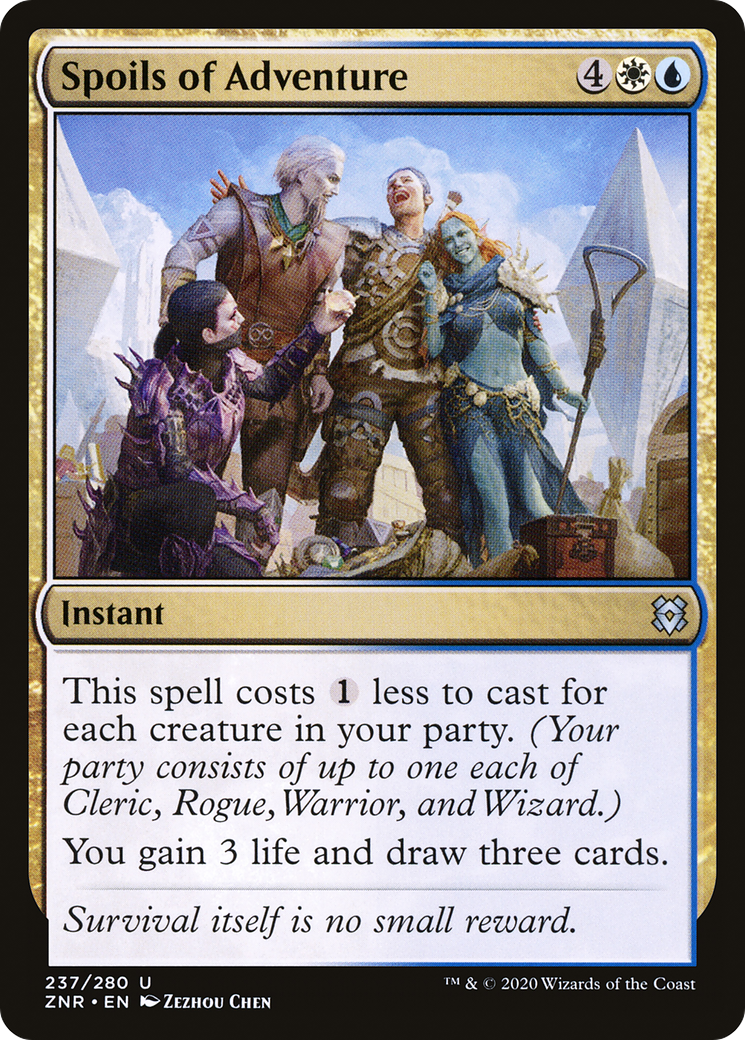 Spoils of Adventure (ZNR-237) [Zendikar Rising] Foil MTG Single Wizards of the Coast