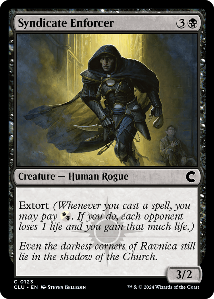 Syndicate Enforcer (CLU-123) [Ravnica: Clue Edition] MTG Single Wizards of the Coast
