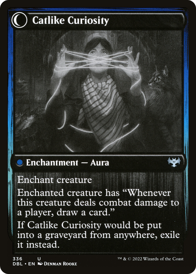 Mischievous Catgeist (DBL-336) [Innistrad: Double Feature] MTG Single Wizards of the Coast