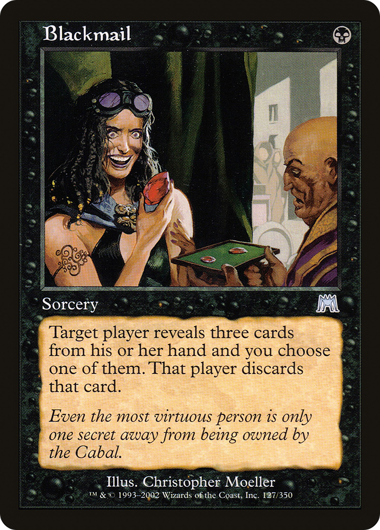 Blackmail (ONS-127) [Onslaught] MTG Single Wizards of the Coast
