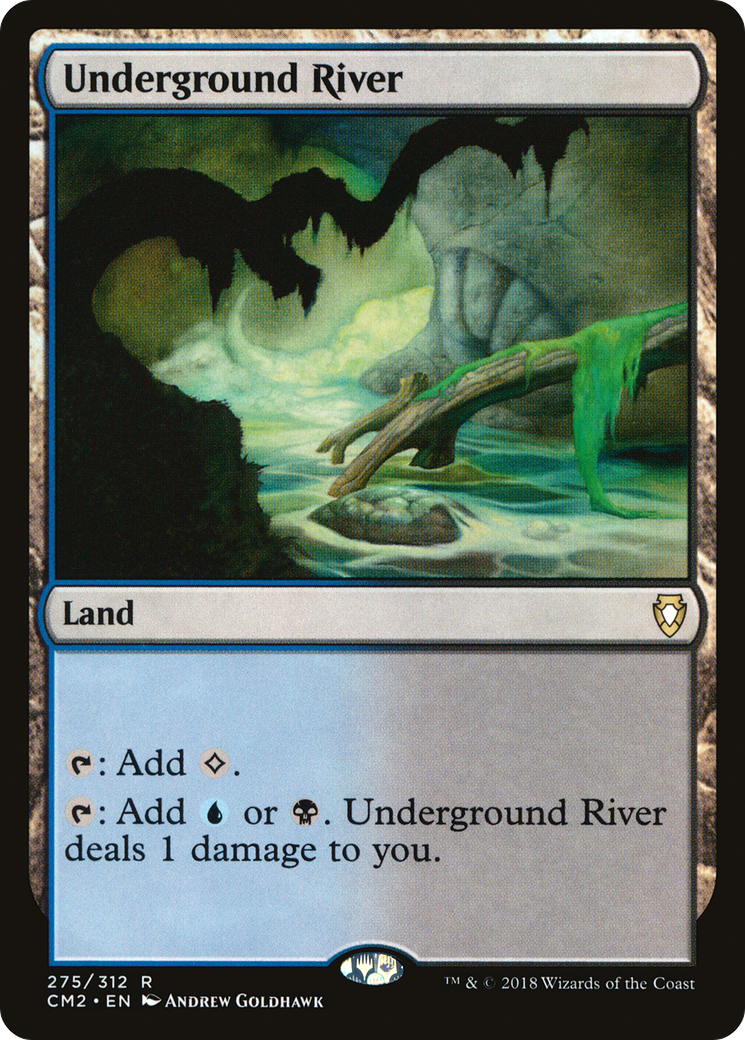 Underground River (CM2-275) [Commander Anthology Volume II] MTG Single Wizards of the Coast