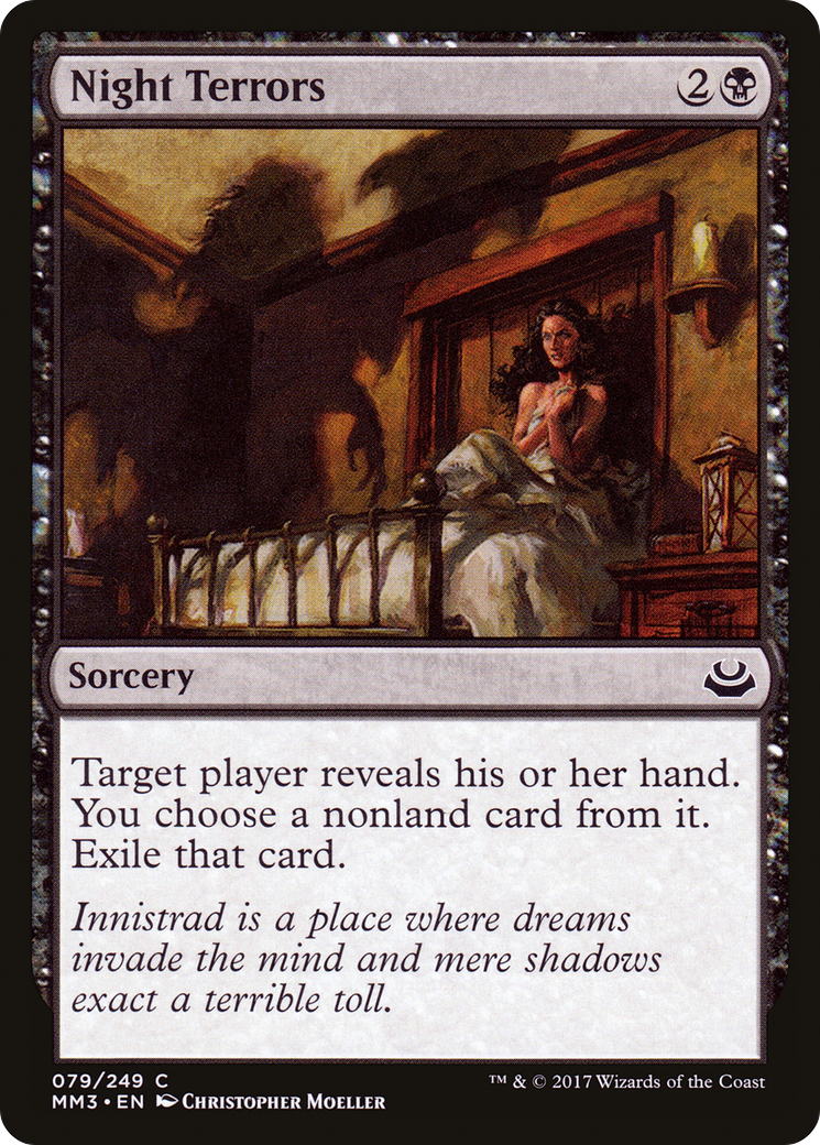 Night Terrors (MM3-079) [Modern Masters 2017] Foil MTG Single Modern Masters 2017