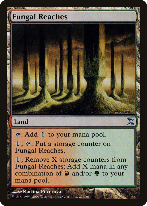 Fungal Reaches (TSP-273) [Time Spiral] Foil MTG Single Wizards of the Coast