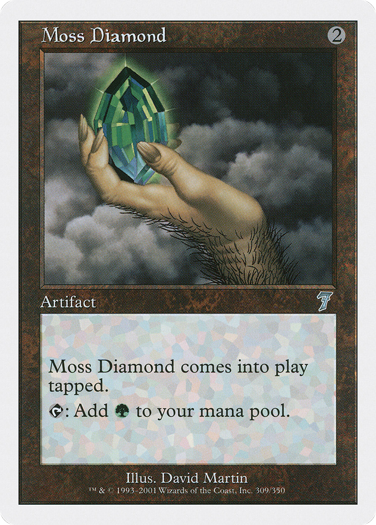 Moss Diamond (7ED-309) [7th Edition] MTG Single Wizards of the Coast
