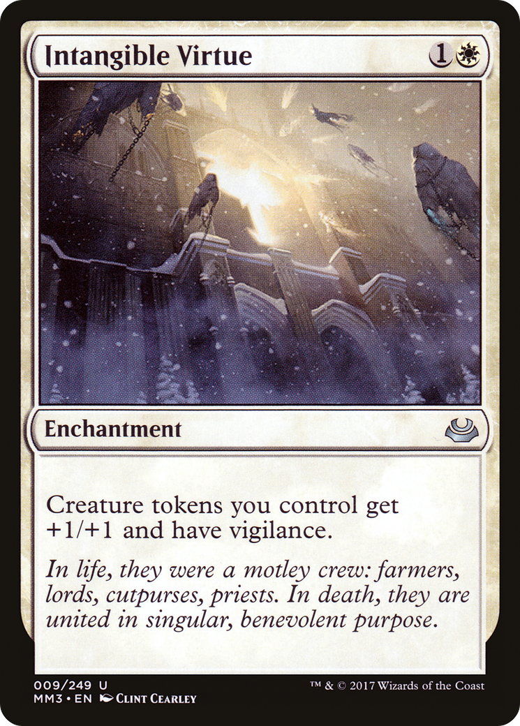 Intangible Virtue (MM3-009) [Modern Masters 2017] Foil MTG Single Modern Masters 2017