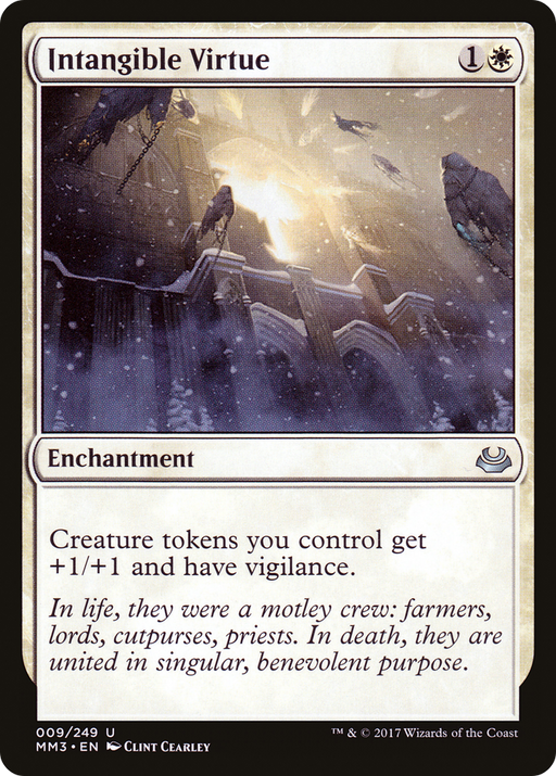 Intangible Virtue (MM3-009) [Modern Masters 2017] Foil MTG Single Modern Masters 2017