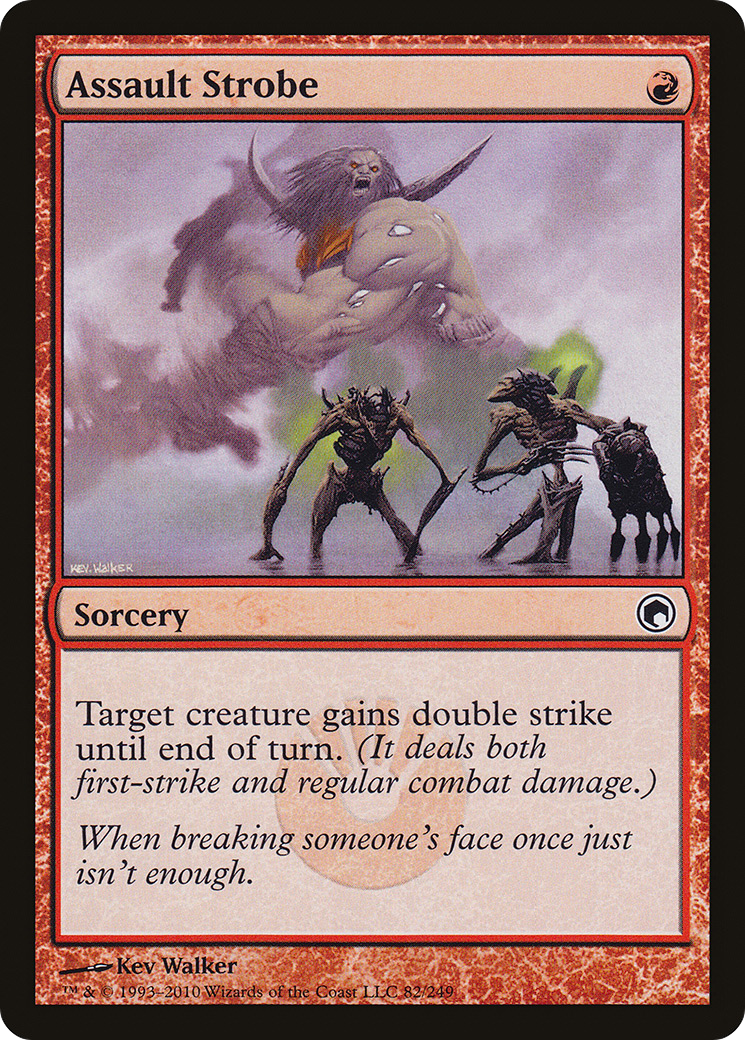 Assault Strobe (SOM-082) [Scars of Mirrodin] MTG Single Wizards of the Coast