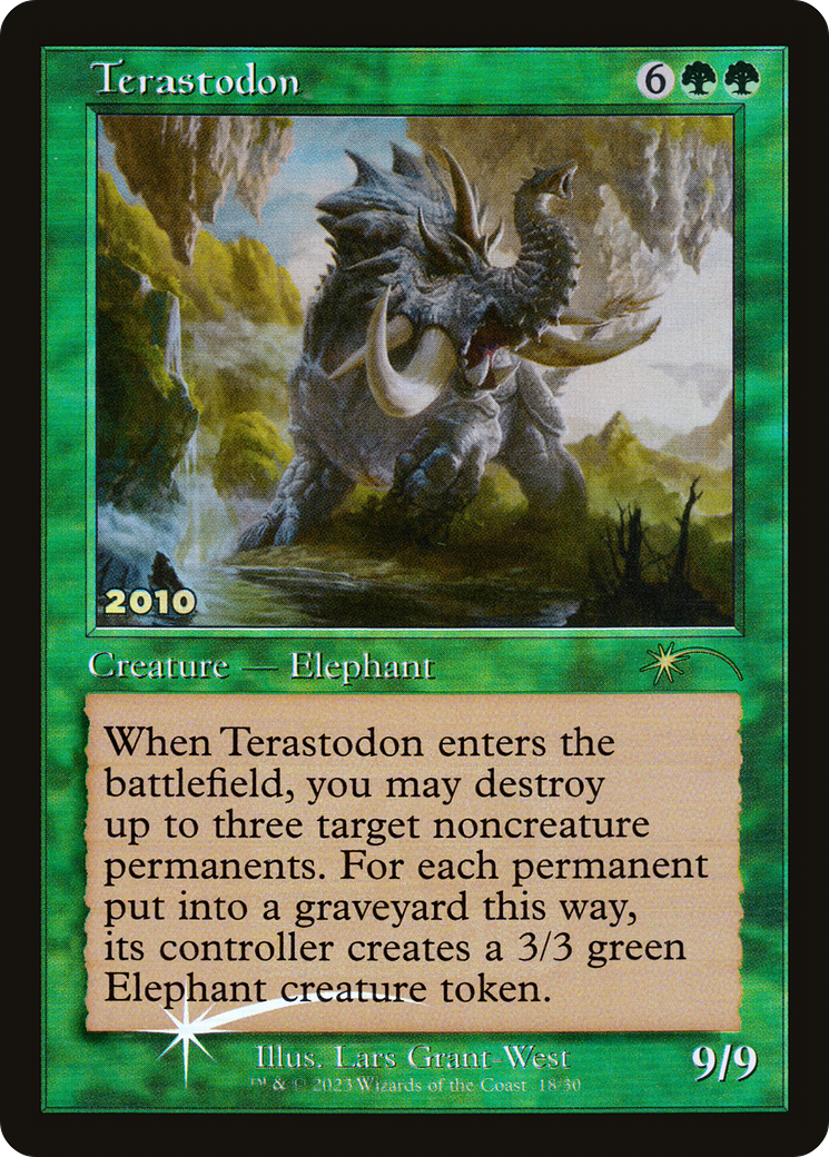Terastodon (30A-P-018) [Misc] 30th Anniversary Play Promos Foil MTG Single Wizards of the Coast