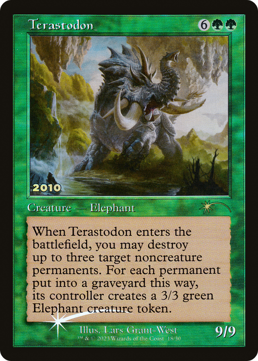 Terastodon (30A-P-018) [Misc] 30th Anniversary Play Promos Foil MTG Single Wizards of the Coast