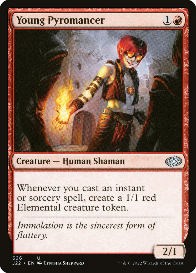 Young Pyromancer (J22-626) [Jumpstart 2022] MTG Single Wizards of the Coast