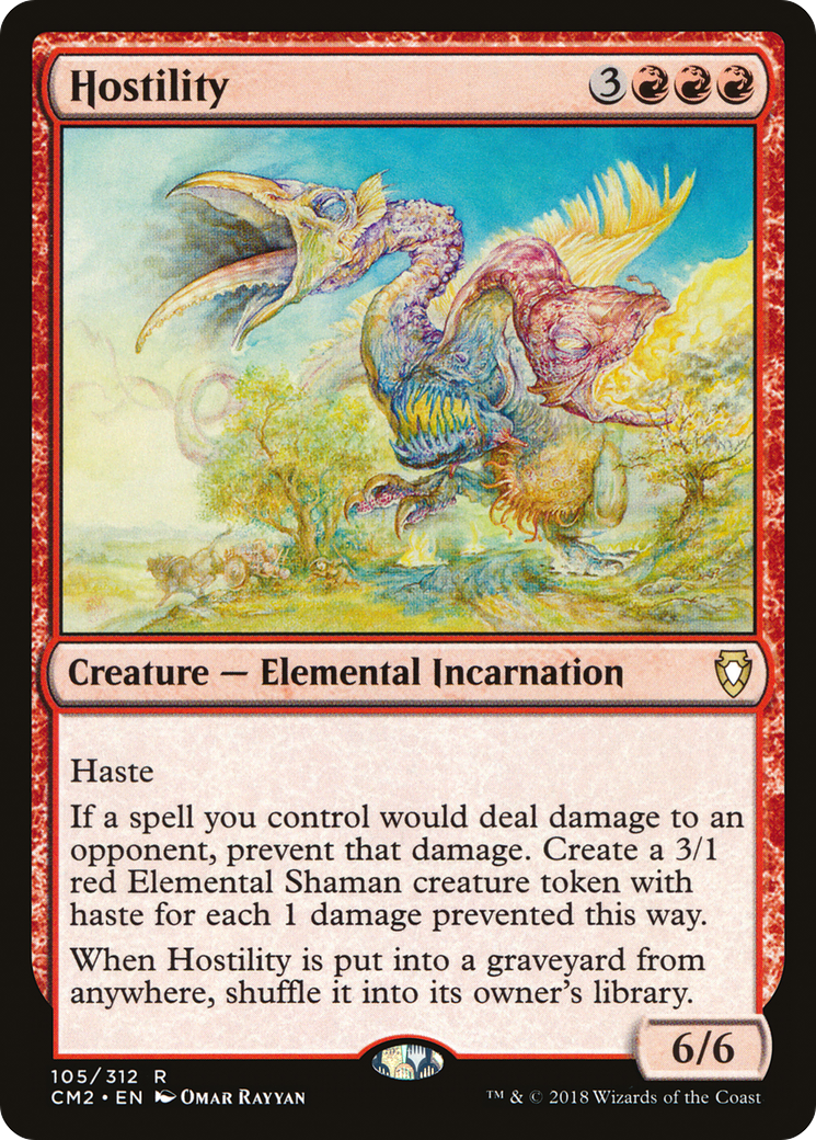Hostility (CM2-105) [Commander Anthology Volume II] MTG Single Wizards of the Coast