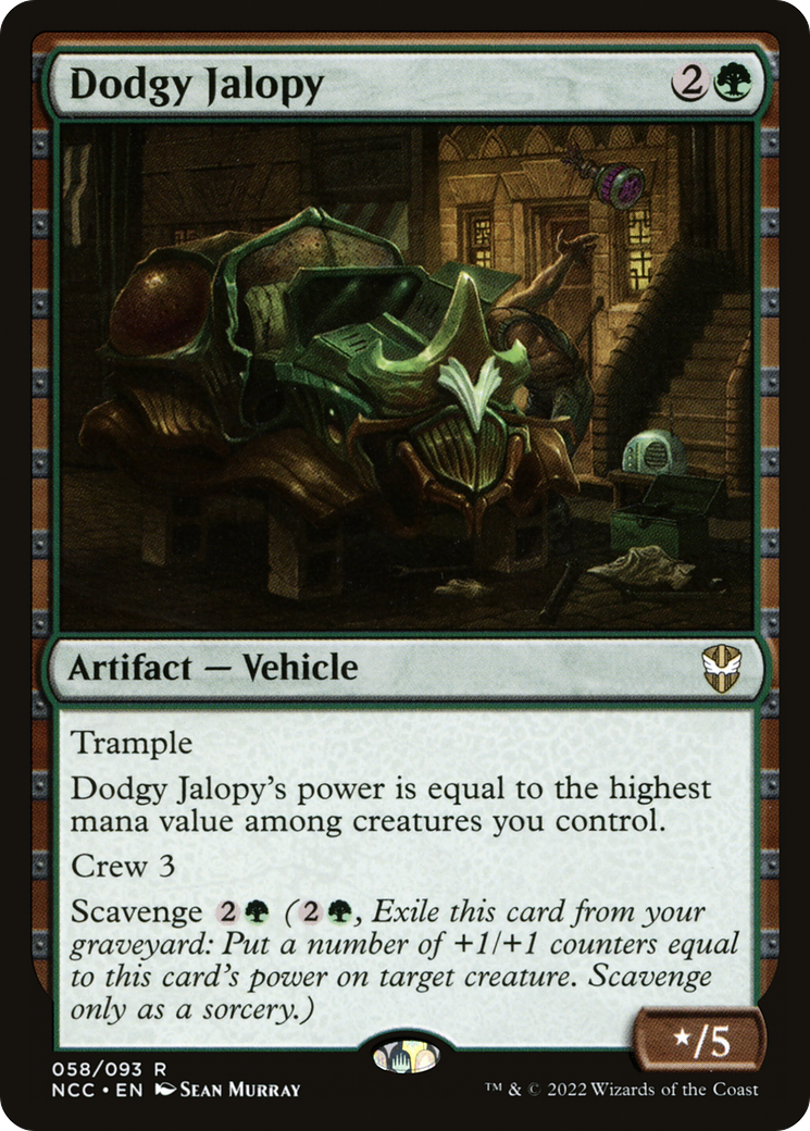 Dodgy Jalopy (NCC-058) [New Capenna Commander] MTG Single Wizards of the Coast