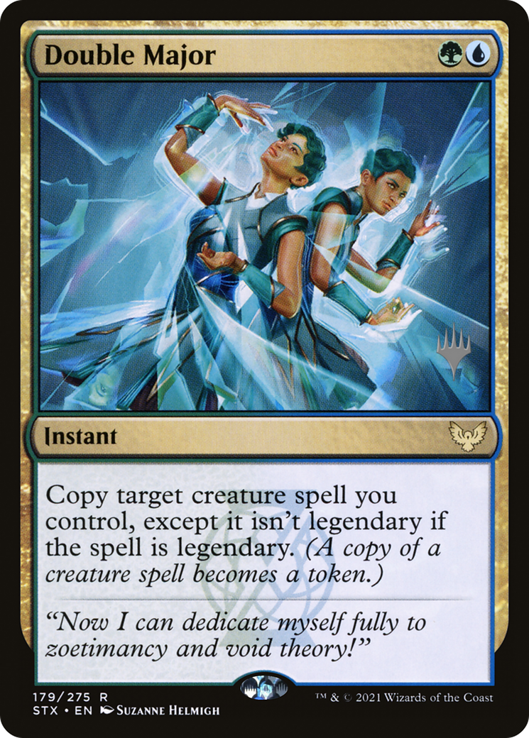 Double Major (PPSTX-179) [Strixhaven: School of Mages Promos] MTG Single Wizards of the Coast