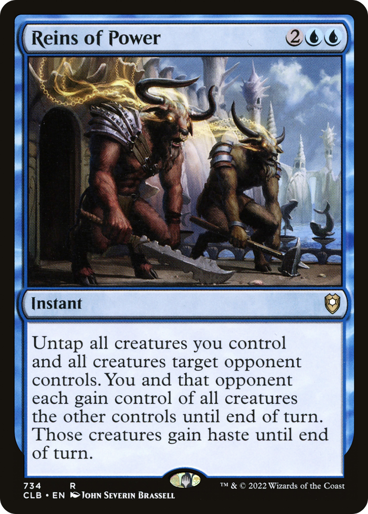 Reins of Power (CLB-734) [Commander Legends: Battle for Baldur's Gate] MTG Single Wizards of the Coast