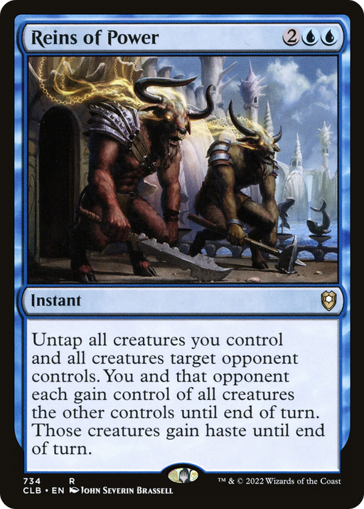 Reins of Power (CLB-734) [Commander Legends: Battle for Baldur's Gate] MTG Single Wizards of the Coast