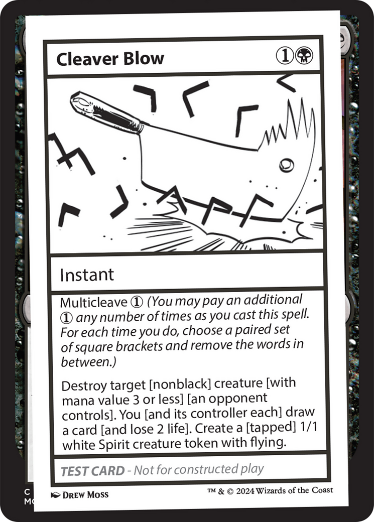 Cleaver Blow (MB2PC-) [Mystery Booster] Mystery Booster 2 MTG Single Wizards of the Coast