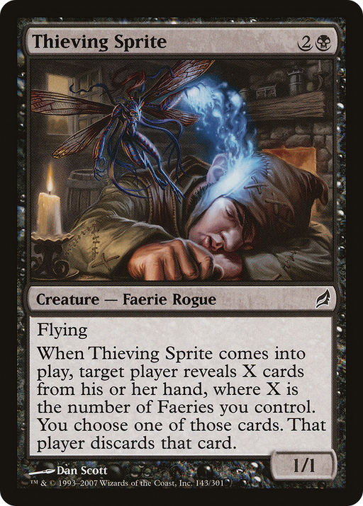 Thieving Sprite (LRW-143) [Lorwyn] MTG Single Wizards of the Coast