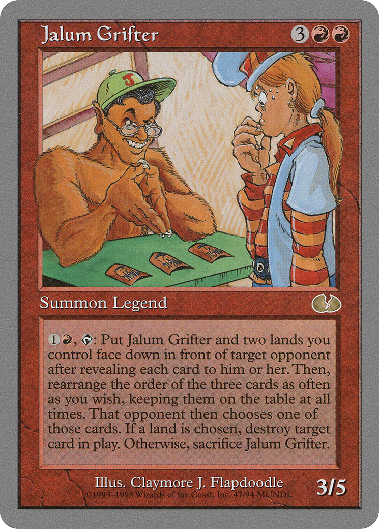 Jalum Grifter (UGL-047) [Unglued] MTG Single Wizards of the Coast