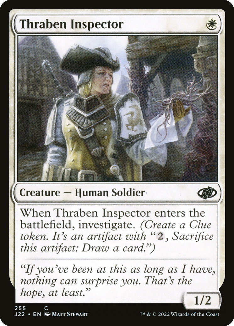 Thraben Inspector (J22-255) [Jumpstart 2022] MTG Single Wizards of the Coast
