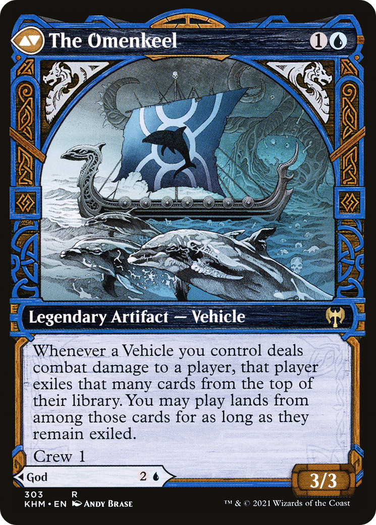 Cosima, God of the Voyage (KHM-303) [Kaldheim] (Showcase) MTG Single Wizards of the Coast