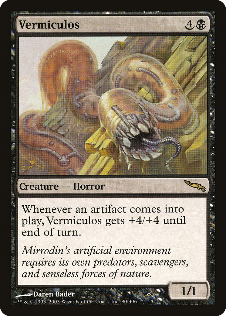 Vermiculos (MRD-080) [Mirrodin] Foil MTG Single Wizards of the Coast