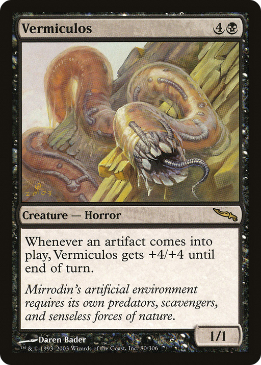 Vermiculos (MRD-080) [Mirrodin] MTG Single Wizards of the Coast