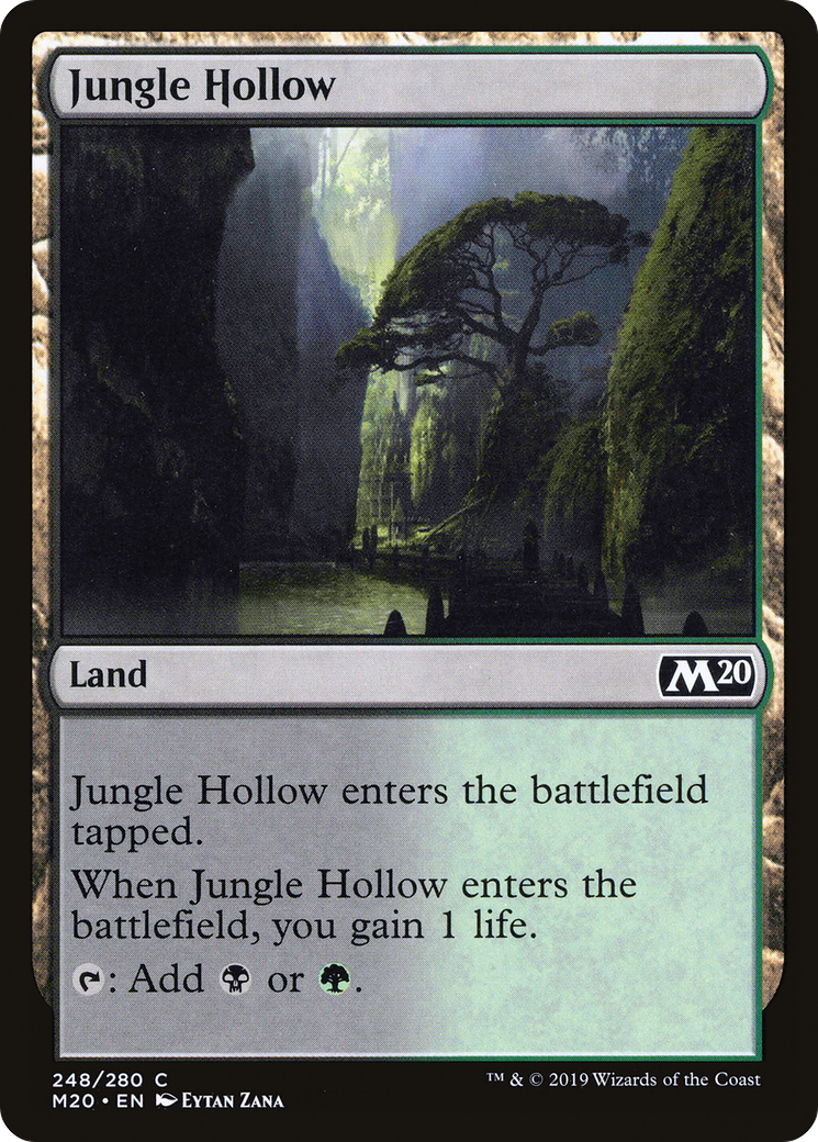 Jungle Hollow (M20-248) [Core Set 2020] MTG Single Wizards of the Coast