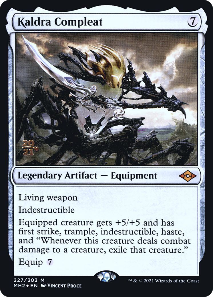 Kaldra Compleat (PRE-227) [Modern Horizons 2 Promos] Foil MTG Single Wizards of the Coast