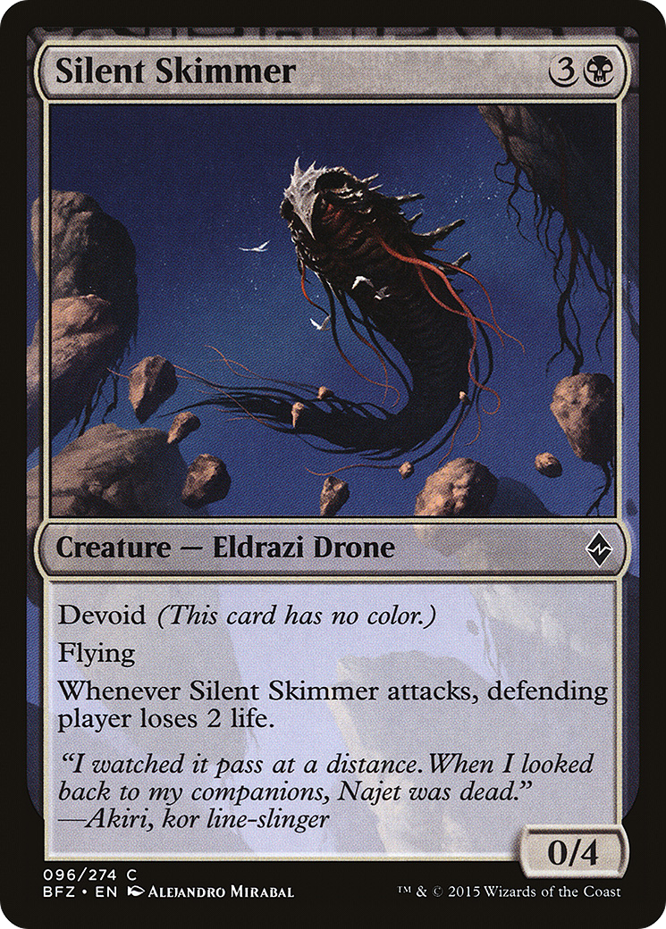 Silent Skimmer (BFZ-096) [Battle for Zendikar] Foil MTG Single Wizards of the Coast