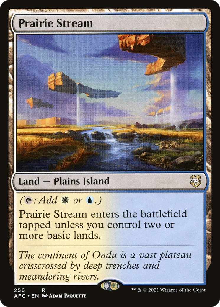 Prairie Stream (AFC-256) [Forgotten Realms Commander] MTG Single Wizards of the Coast