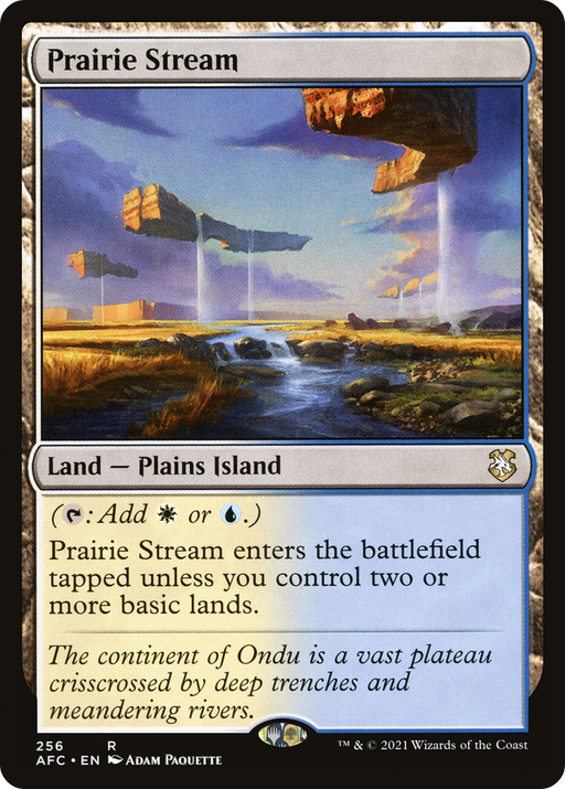 Prairie Stream (AFC-256) [Forgotten Realms Commander] MTG Single Wizards of the Coast
