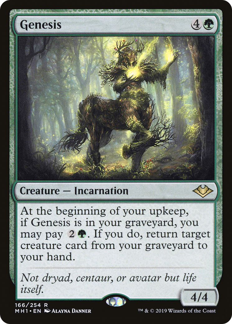Genesis (MH1-166) [Modern Horizons] Foil MTG Single Modern Horizons