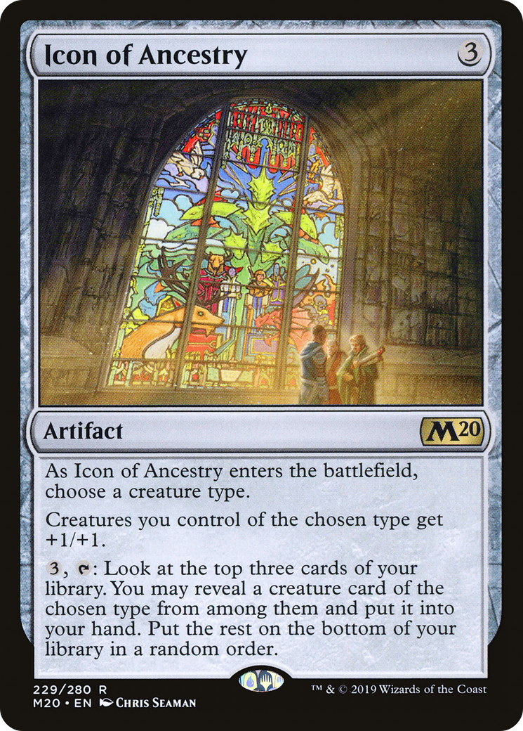 Icon of Ancestry (M20-229) [Core Set 2020] MTG Single Wizards of the Coast