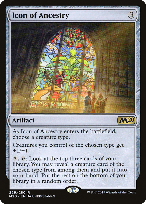 Icon of Ancestry (M20-229) [Core Set 2020] MTG Single Wizards of the Coast
