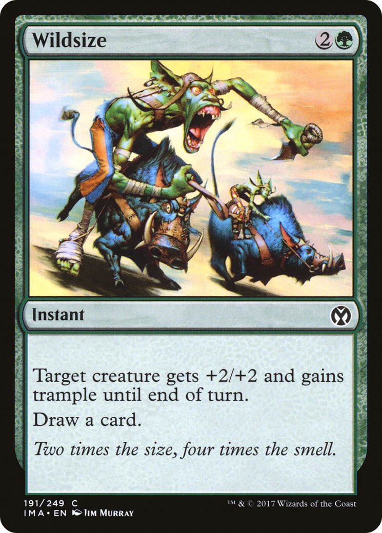 Wildsize (IMA-191) [Iconic Masters] MTG Single Wizards of the Coast