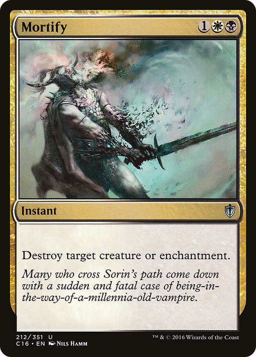 Mortify (C16-212) [Commander 2016] MTG Single Wizards of the Coast