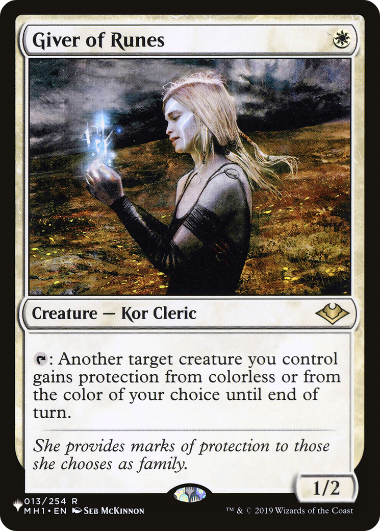 Giver of Runes (LIST-013/254) [Mystery Booster] The List MTG Single Wizards of the Coast
