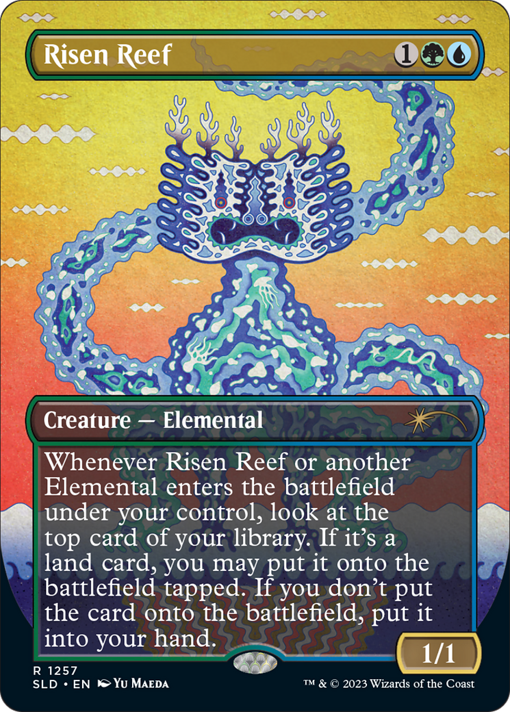 Risen Reef (SLD-1257) [Secret Lair] Drop (Borderless) MTG Single Wizards of the Coast