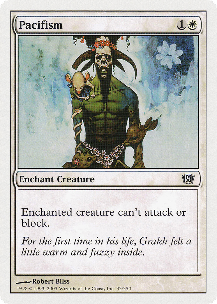 Pacifism (8ED-033) [8th Edition] MTG Single Wizards of the Coast