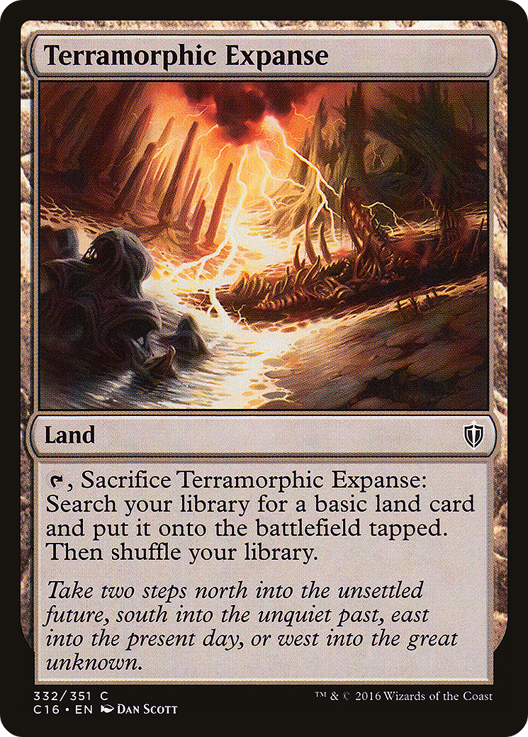 Terramorphic Expanse (C16-332) [Commander 2016] MTG Single Wizards of the Coast